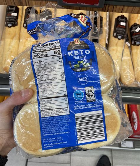 Aldi’s Keto-Friendly Hamburger Buns are back in stock! : r/CICO