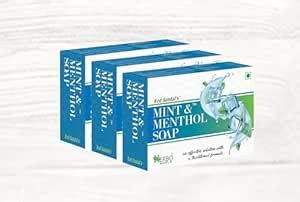 Buy HERBO WORLD Mint & Menthol soap Bar - 100g | Handmade with Natural ...