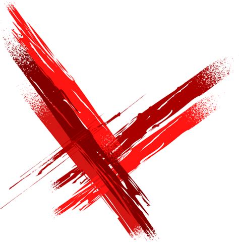 Transparent Red X PNGs for Free Download