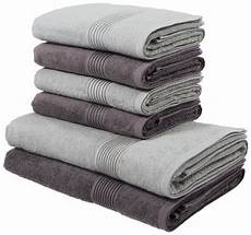 handtuch set grau my home handtuch set 187 171 mit gestreifter handtuch set grau my home handtuch set 187 171 mit gestreifter