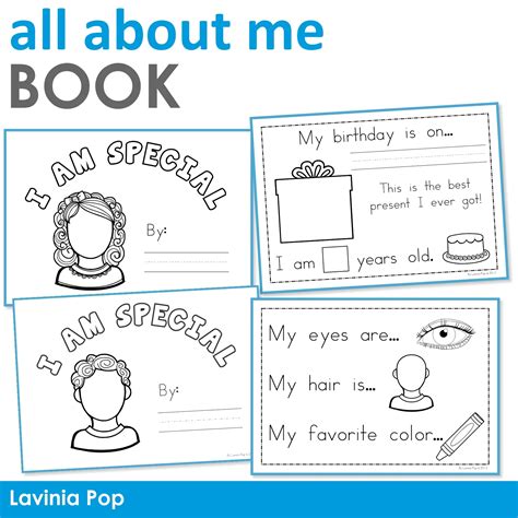 All About Me Book Printable Free - astra.edu.pl