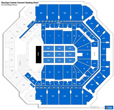 Barclays Center Concert Seating Chart - RateYourSeats.com