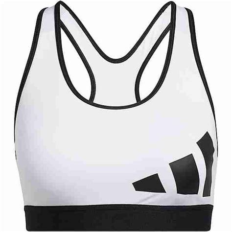 Adidas 3BAR LOGO AEROREADY BH Damen white-black im Online Shop von ...