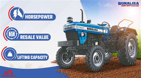 Swaraj 744 FE vs Sonalika DI 745 III Tractor Detail Comparison