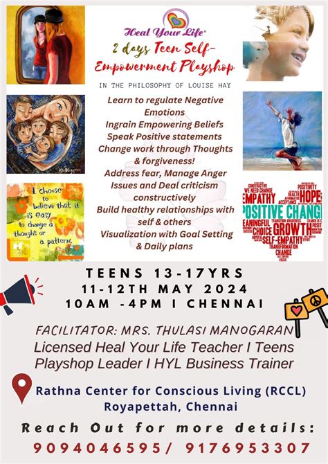 Teen Self-emPOWERment Playshop , Rathna Center for Conscious Living ...