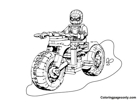 Lego Spiderman Coloring Pages - Coloring Pages For Kids And Adults