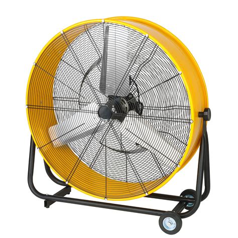 Amazon.com: Simple Deluxe 36 Inch Heavy Duty Metal Industrial Drum Fan, 3 Speed Floor Fan for ...
