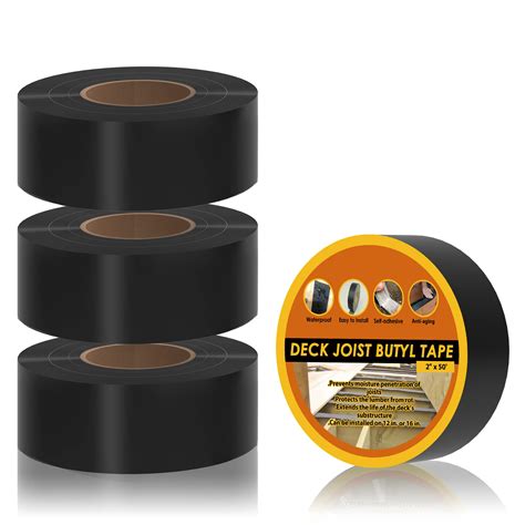Buy Joist Tape 2" x 50', 4 Pack Butyl Joist Tape for decking, Deck ...