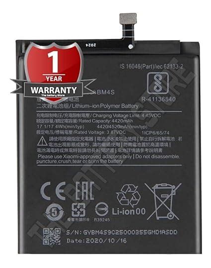 THE BATTERY STORE™ Original BM4S Battery for Redmi 10X 5G / 10X Pro 5G ...