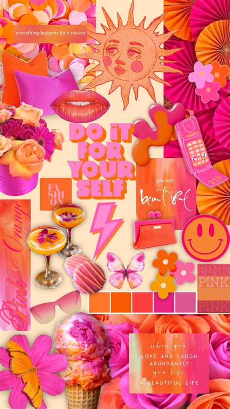 Pink & Orange 🩷🧡 #pinkandorange in 2025 | Wallpaper pink and orange ...