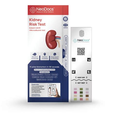 Neodocs Urine ACR Test Kit for Diabetes and Blood Pressure Patients