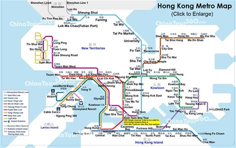 Hong Kong Mtr Map Printable