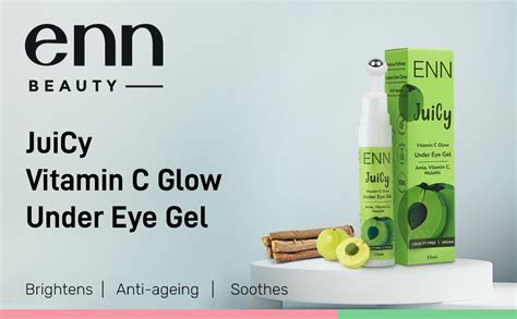 ENN Juicy Vitamin C Under Eye Gel | Under Eye Glow | Lightening of Dark ...