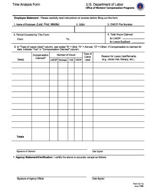 Ca7a Form - Fill Online, Printable, Fillable, Blank | pdfFiller