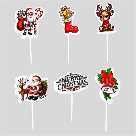 Merry Christmas Theme Topper – Bakeworld Retails Pvt Ltd