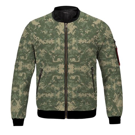 American ACU or Universal Camouflage Pattern (UCP) CAMO Bomber Jacket ...