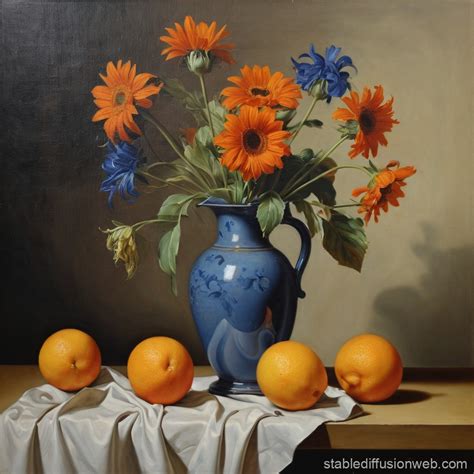Still Life Painting | Stable Diffusion Online