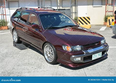 Toyota Corolla Touring Wagon at Toyota Group 20 in Pasay, Philippines Editorial Stock Image ...