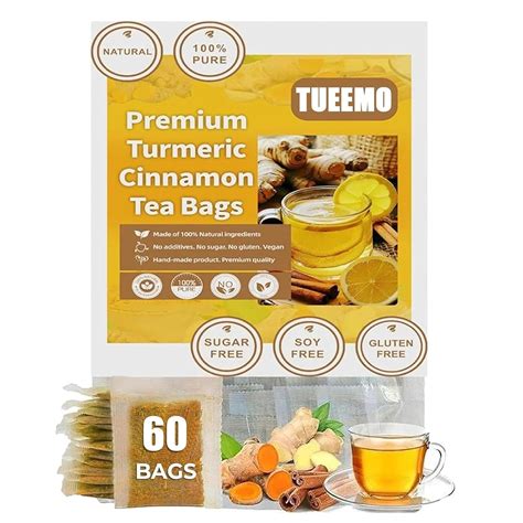 Amazon.com : premium turmeric ginger cinnamon tea bags organic,Turmeric ...