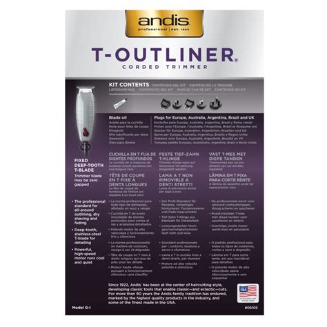T-Outliner T-Blade Trimmer | Andis – BeautyNova