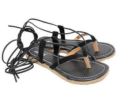 Buy SKOLL Women Pom Pom Flats Black at Amazon.in