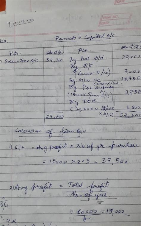 Ramesh, Prakash and Suresh were partners in a firm sharing profits ...