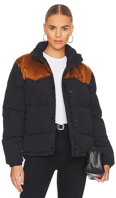 Rag & Bone Cal Nylon Puffer Coat in Black | REVOLVE