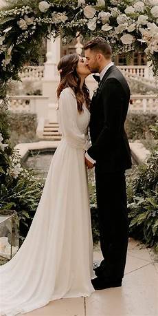 Simple Wedding Dresses With Sleeves by 27 Awesome Simple Wedding Dresses For Brides Simple Wedding Dresses With Sleeves