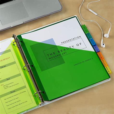 Binder Dividers With Pockets