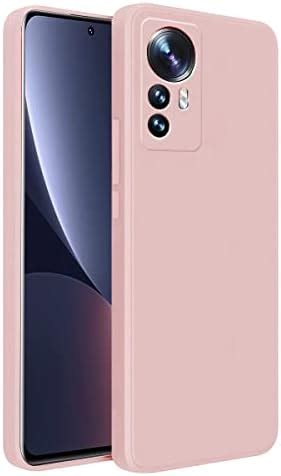 LIRAMARK Silicone Soft Back Cover Case for Xiaomi 12 Pro 5G (Silicone ...