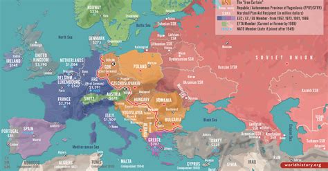 Map of Europe After World War II (1945 to c. 1989) - World History Encyclopedia