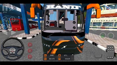 Bus simulator Indonesia (Volvo 9700 semi sleeper bus mod) - YouTube