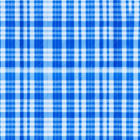 Premium AI Image | Blue and white flannel pattern background color ...