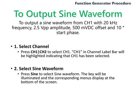 Image result for Function Generator How to Use