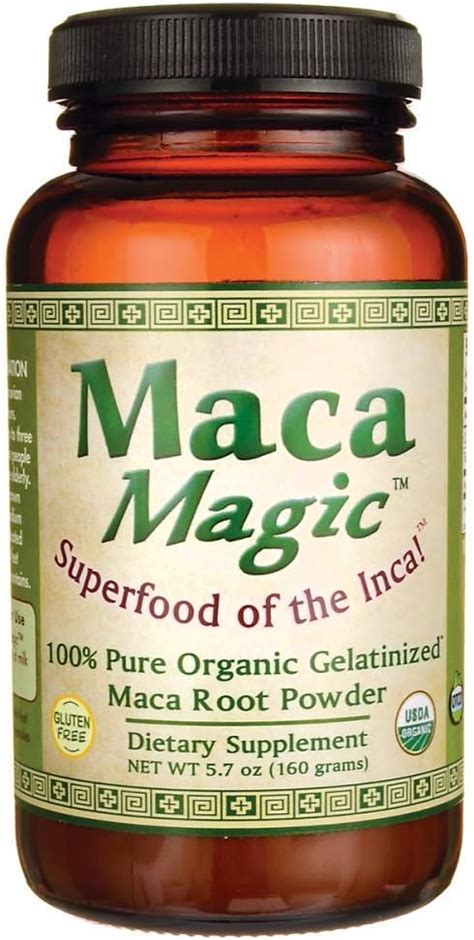 Buy Maca Magic: 100% Organic Gelatinized Powder 5.7 oz Peruvian Premium ...