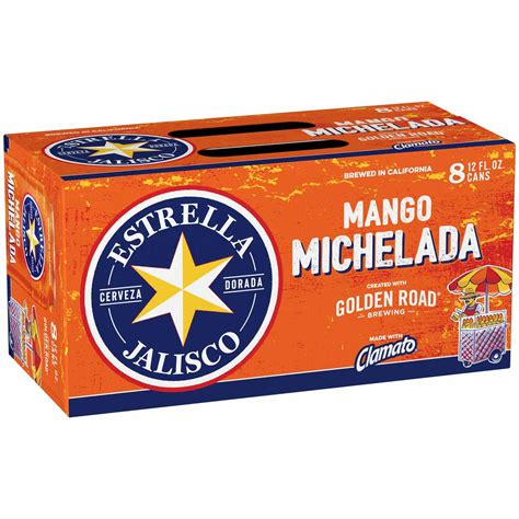 Estrella Jalisco Mango Michelada 12 oz Cans - Shop Beer at H-E-B