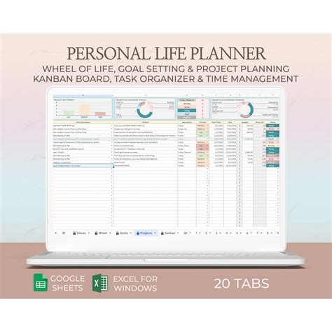 Excel Life Planner at Donald Pray blog