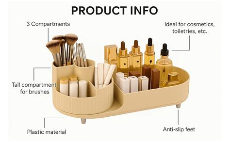 Boniry Cosmetic Organizer For Nail Polish, Brushes, Lipstick, Jewelry ...