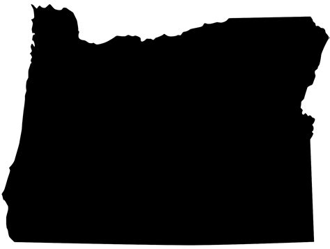 Silhouette Of Oregon State