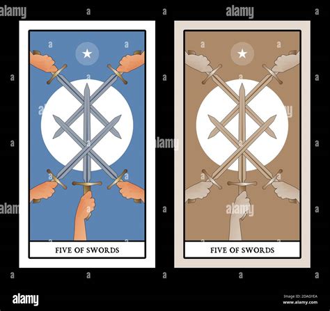 Five of swords tarot hi-res stock photography and images - Alamy