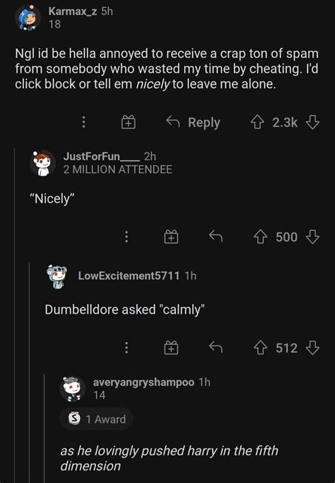 Dumbledore asked calmly : r/unexpectedhogwarts