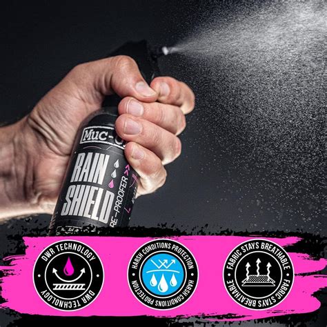 Buy Muc-Off Rain Shield Re-Proofer, 250 Millilitres - Spray-On ...