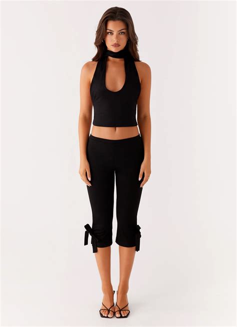 Takeover Capri Pants - Black – Peppermayo