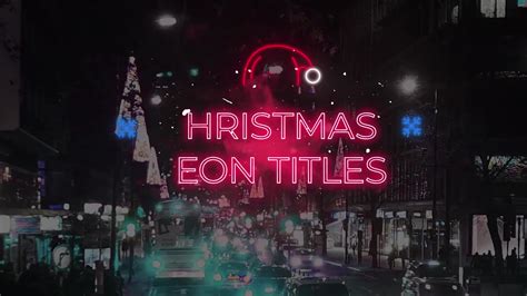 Christmas Neon Titles || DaVinci Resolve Videohive 35372455 Download Fast