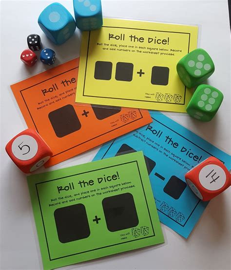 Roll The Dice Math Game at Gwendolyn Samuels blog