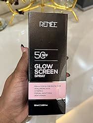 RENEE Glowscreen SPF 50 Sunscreen Spray - 50ml, PA++++ For UVA & UVB ...