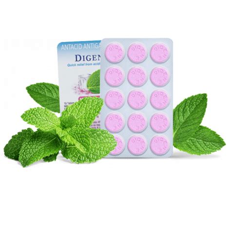 Digene Mint Flavour Tablet (Pack of 15) : Buy Digene Mint Flavour ...