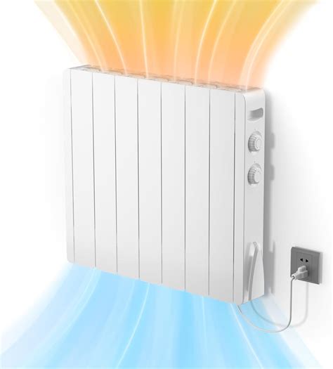 Amazon.com: Fierscial 1500W Electric Panel Wall Heater, Plug-in Smart ...