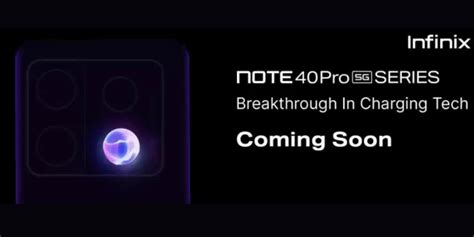 Infinix Note 40 Pro 5G Series Teased To Launch In India Soon | Cashify News