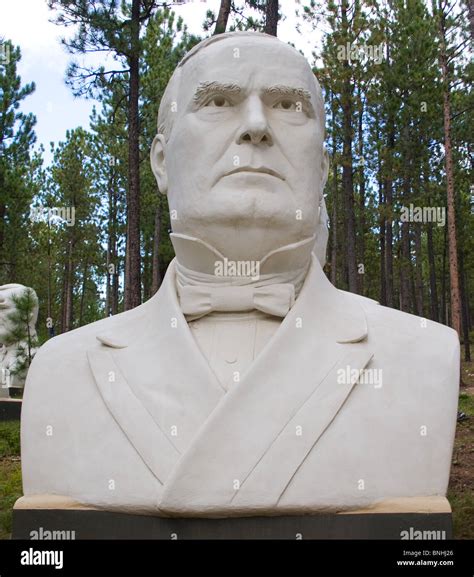 William McKinley bust by sculptor David Adickes at Presidents Park in ...